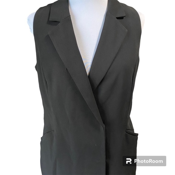 GIANNI Bini Stephanie black dress sleeveless NWT size large - Picture 6 of 14